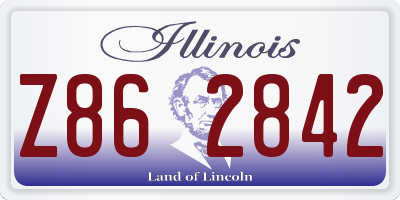 IL license plate Z862842