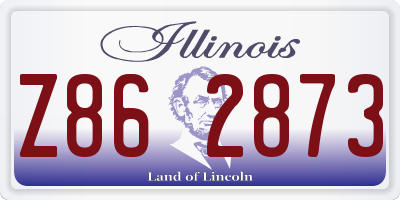 IL license plate Z862873