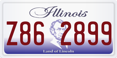 IL license plate Z862899