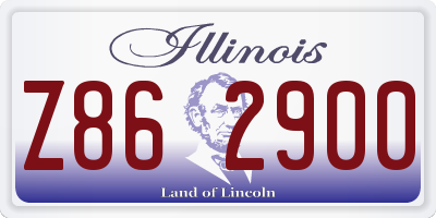 IL license plate Z862900