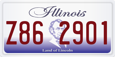 IL license plate Z862901