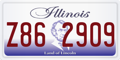 IL license plate Z862909
