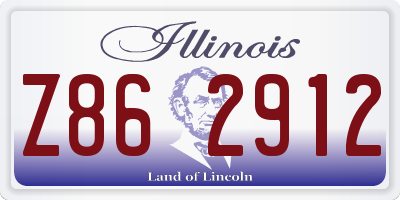 IL license plate Z862912