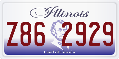 IL license plate Z862929