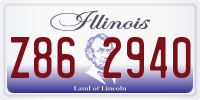 IL license plate Z862940