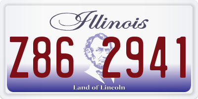 IL license plate Z862941
