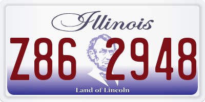 IL license plate Z862948