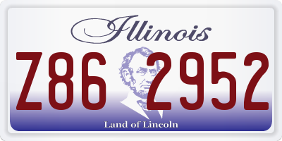 IL license plate Z862952