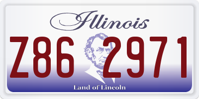 IL license plate Z862971