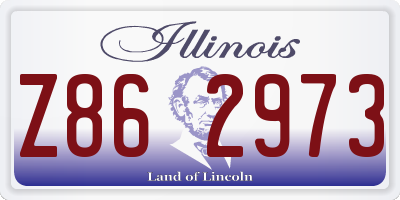 IL license plate Z862973