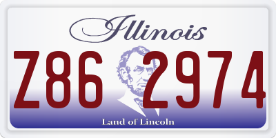 IL license plate Z862974
