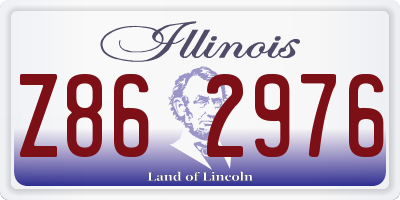 IL license plate Z862976