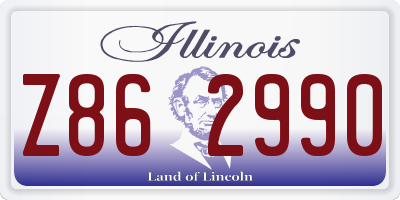 IL license plate Z862990