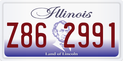 IL license plate Z862991