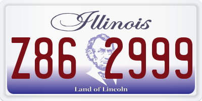 IL license plate Z862999