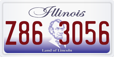 IL license plate Z863056