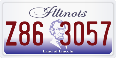IL license plate Z863057
