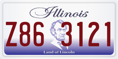IL license plate Z863121