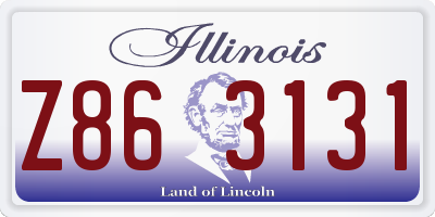 IL license plate Z863131