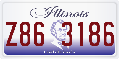 IL license plate Z863186