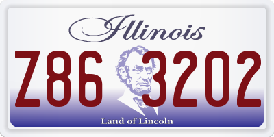 IL license plate Z863202