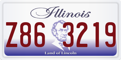 IL license plate Z863219