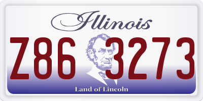 IL license plate Z863273