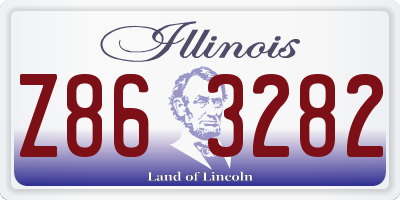 IL license plate Z863282