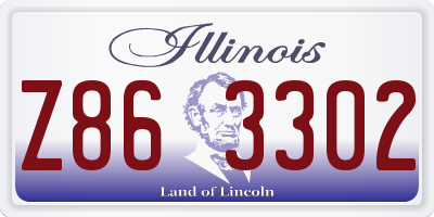 IL license plate Z863302