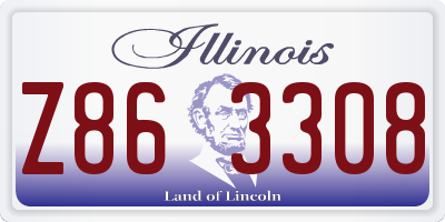 IL license plate Z863308