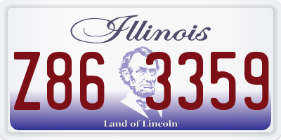 IL license plate Z863359