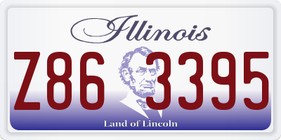 IL license plate Z863395