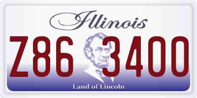 IL license plate Z863400