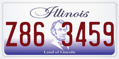 IL license plate Z863459