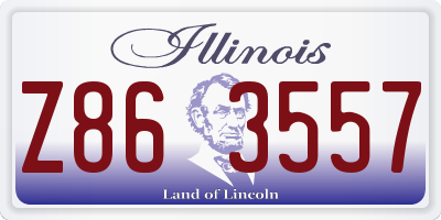 IL license plate Z863557