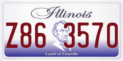 IL license plate Z863570