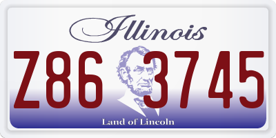 IL license plate Z863745