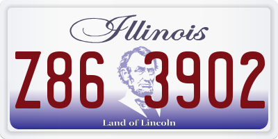 IL license plate Z863902