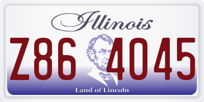 IL license plate Z864045