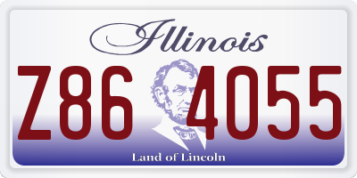 IL license plate Z864055