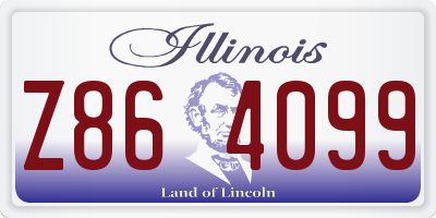 IL license plate Z864099