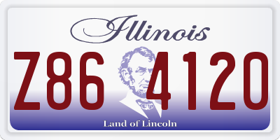 IL license plate Z864120