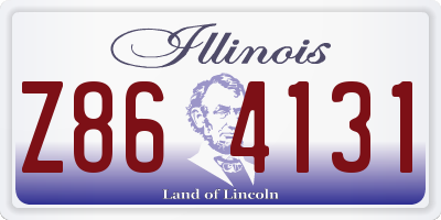 IL license plate Z864131