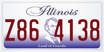IL license plate Z864138