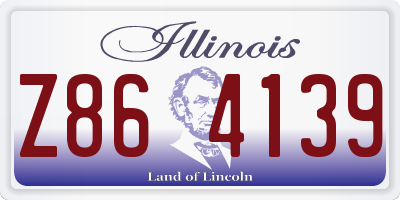 IL license plate Z864139