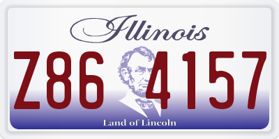 IL license plate Z864157