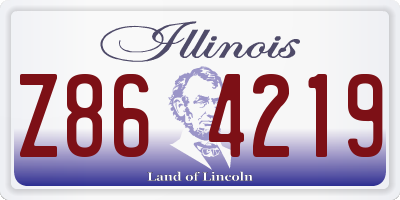 IL license plate Z864219