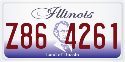 IL license plate Z864261