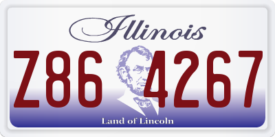 IL license plate Z864267