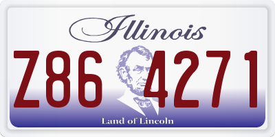 IL license plate Z864271